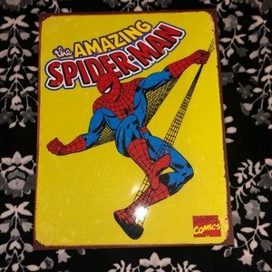 vintage spiderman wall art marvel